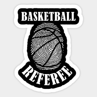 Basketball Referee Sticker